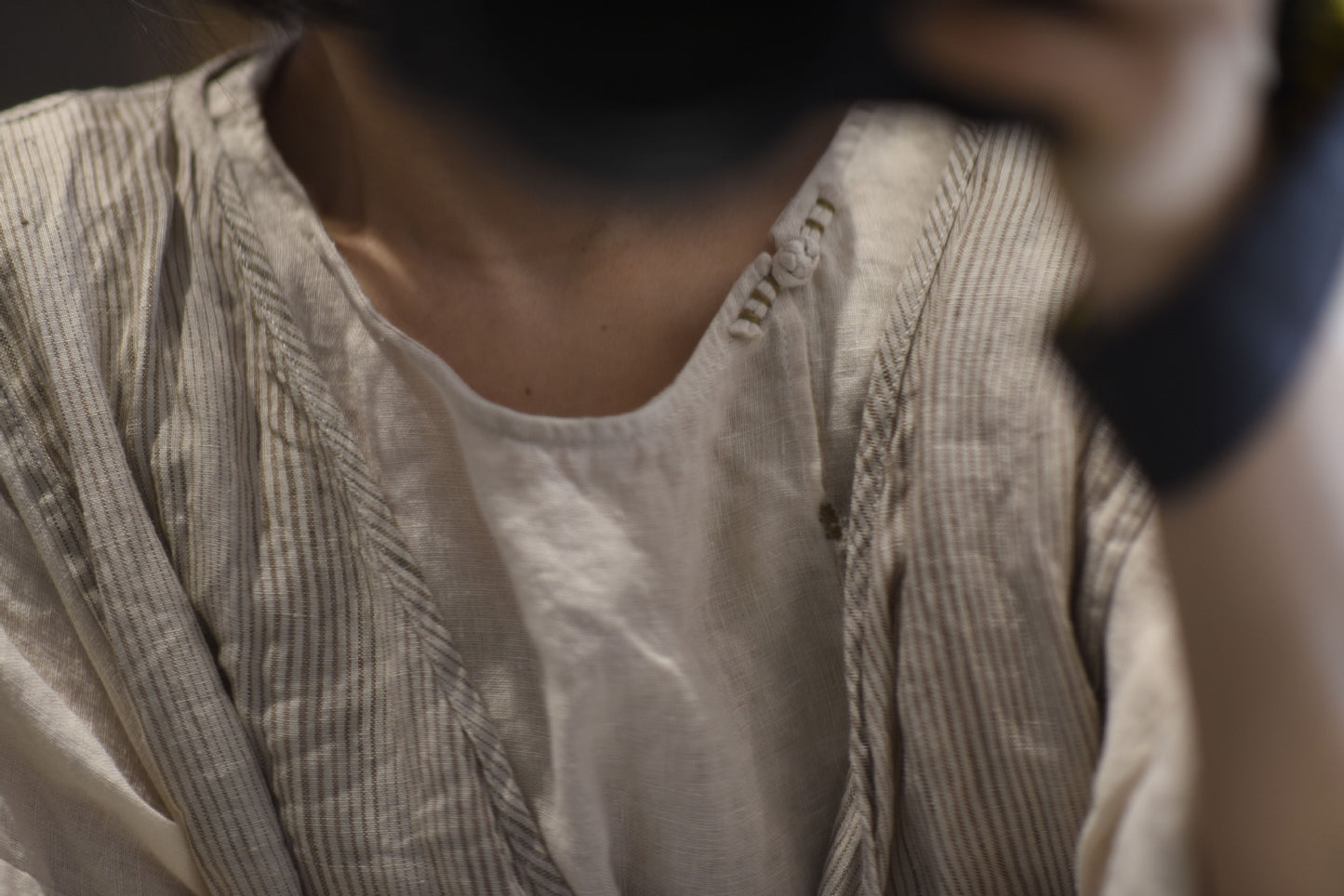 Túnica extragrande de rami lavado