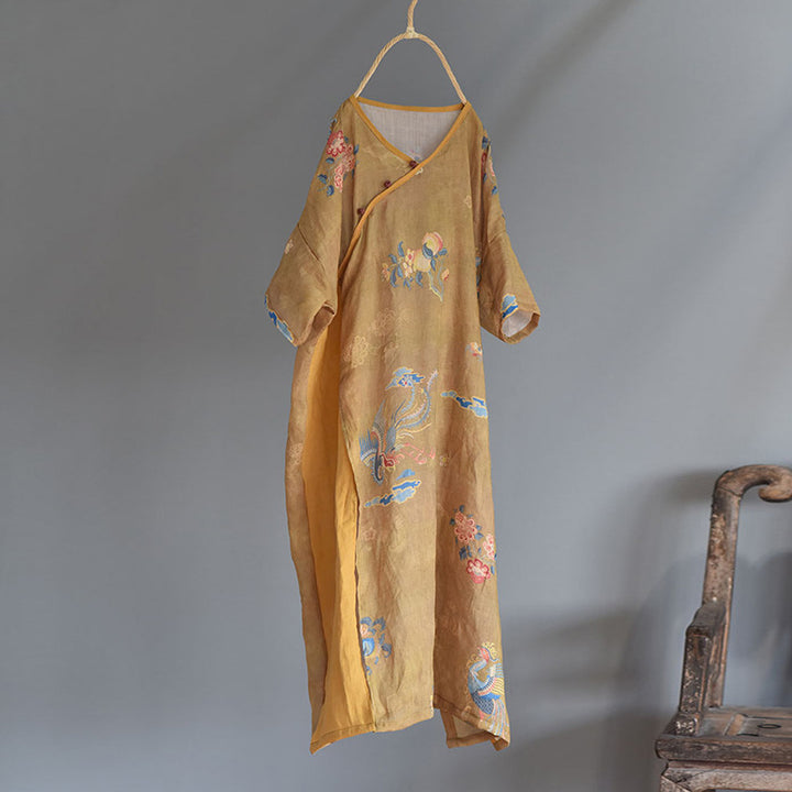 Aurelia Vintage Ramie Tunic Dress