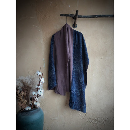 Nomad Mosaic Linen-Cotton Scarf