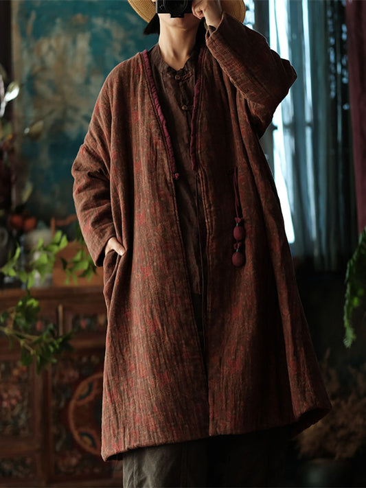 Abrigo de algodón Vintage Blossom