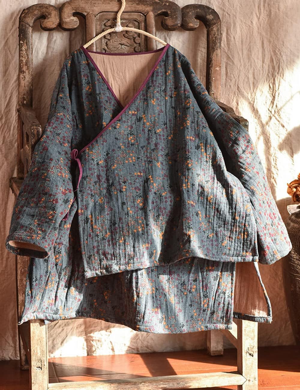 Blusa cruzada Vintage Blossom
