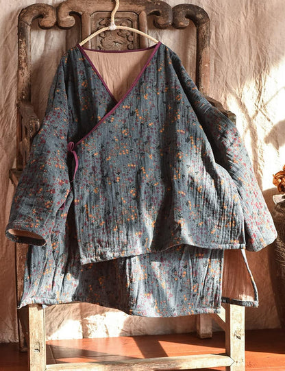 Blusa cruzada Vintage Blossom