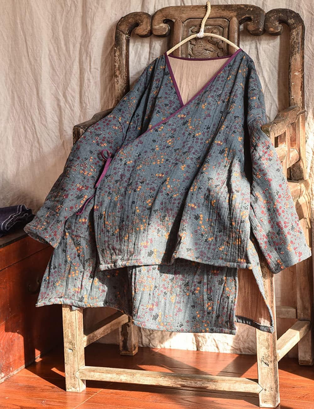 Blusa cruzada Vintage Blossom