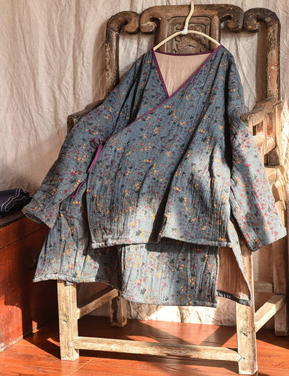 Blusa cruzada Vintage Blossom