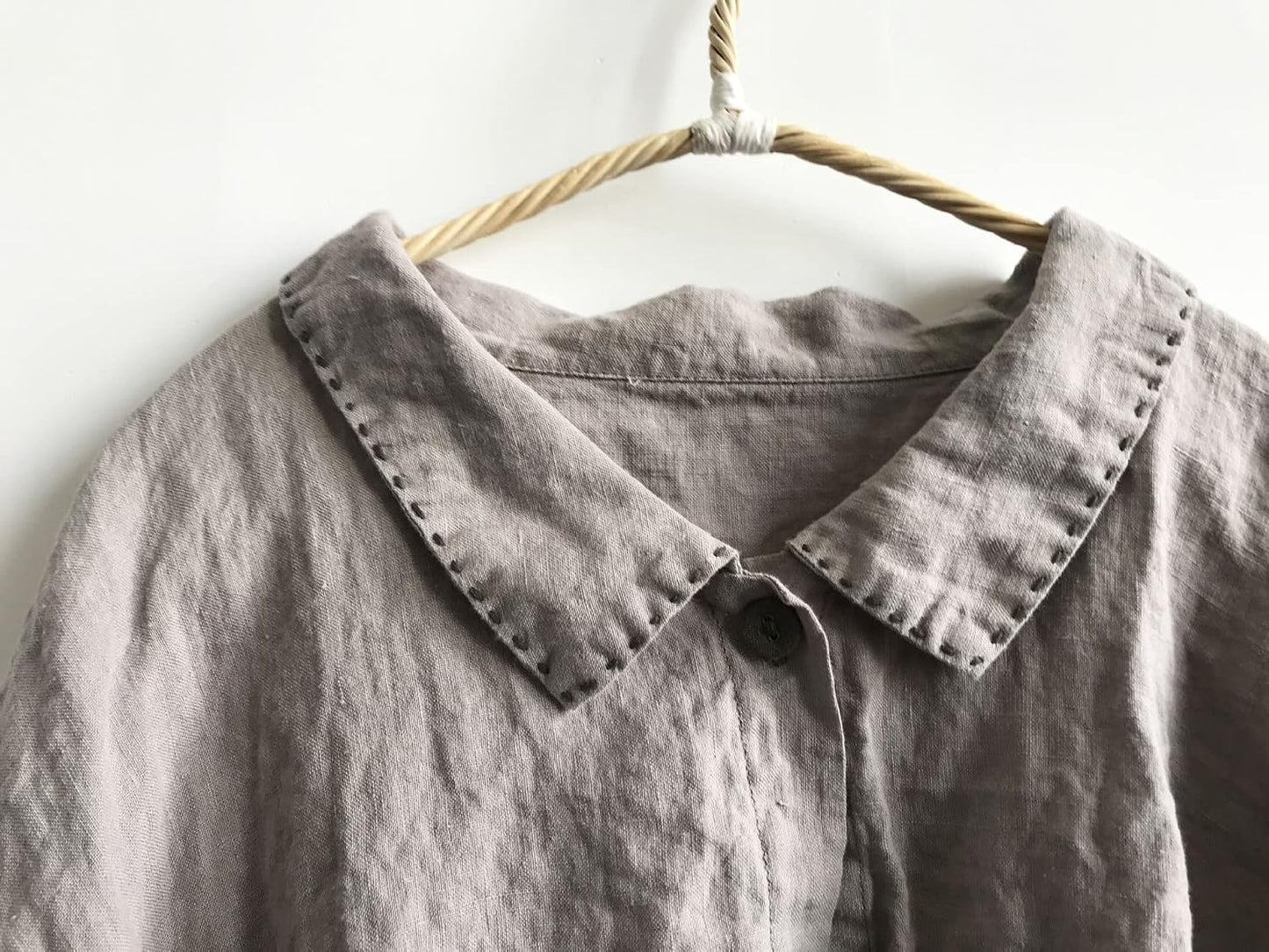 Quiet Stone Relaxed Linen Shirt