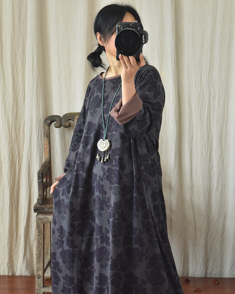 Vestido midi vintage Blossom