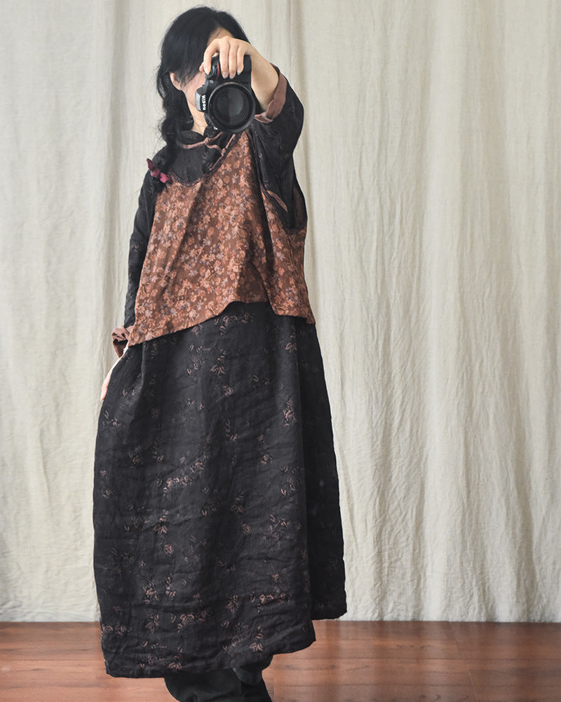 Blusa corta con tiras Vintage Bloom