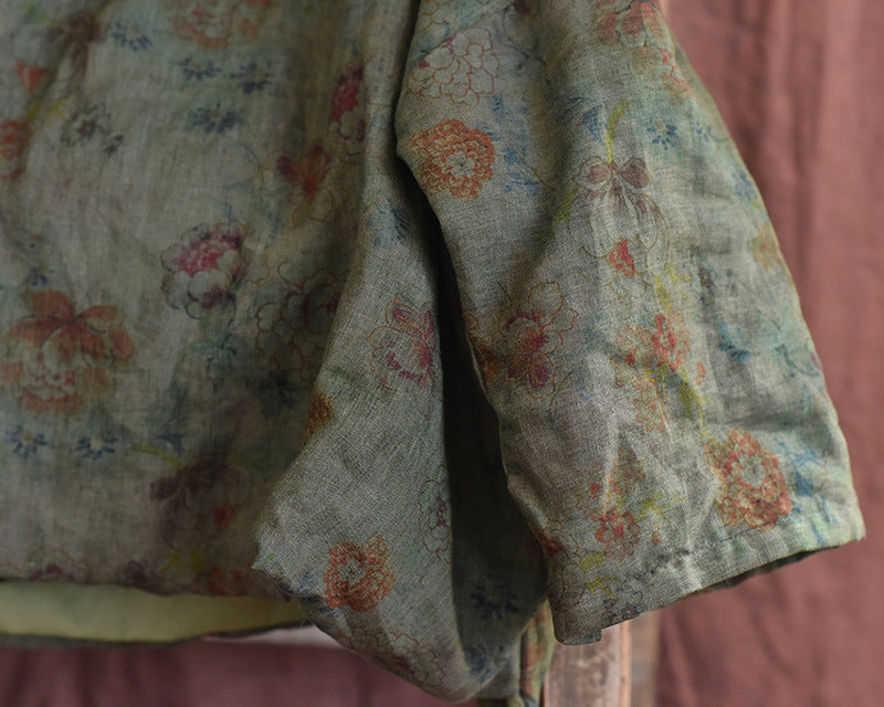 Chaqueta de contraste Vintage Bloom