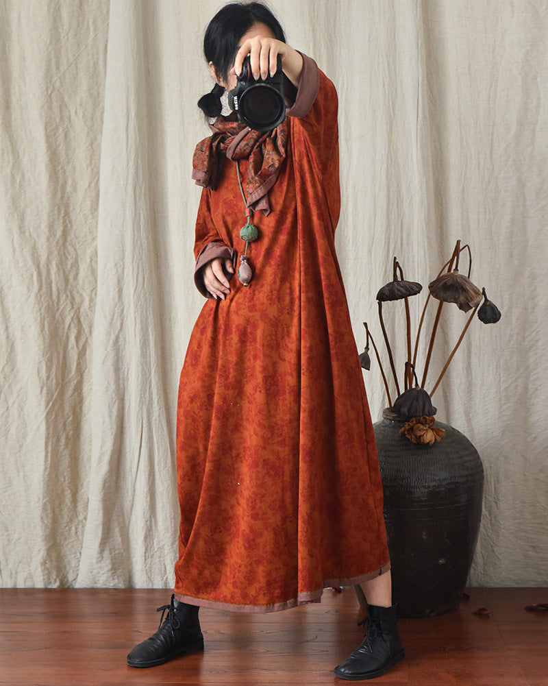 Vestido midi vintage Blossom