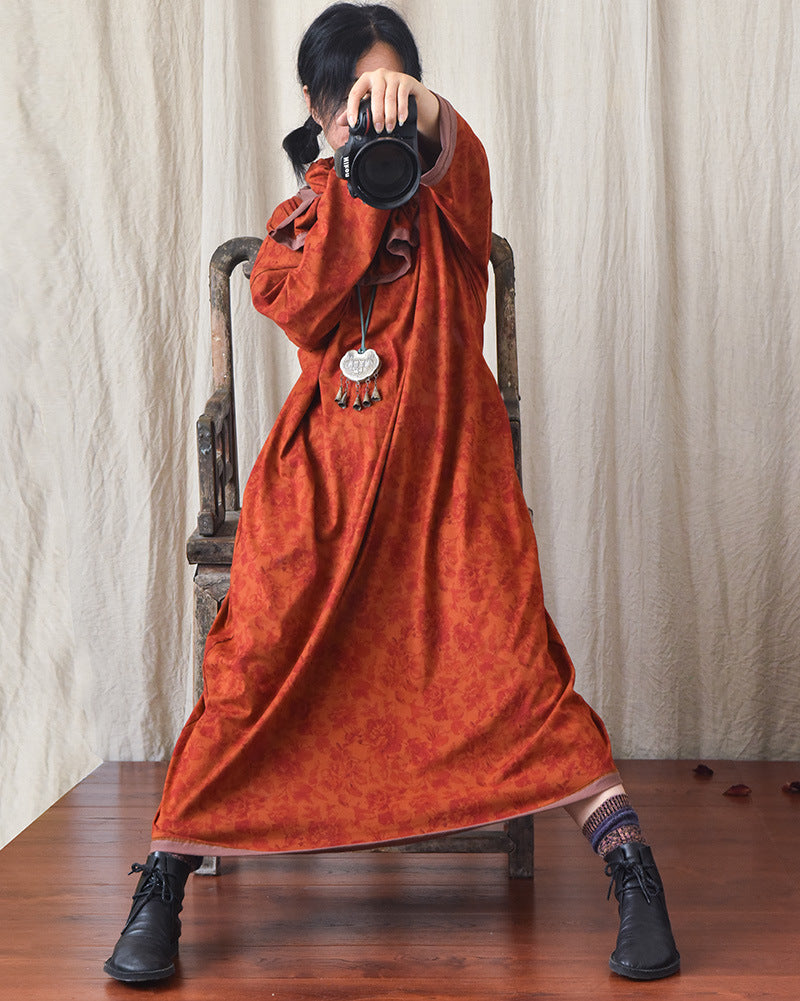 Vestido midi vintage Blossom