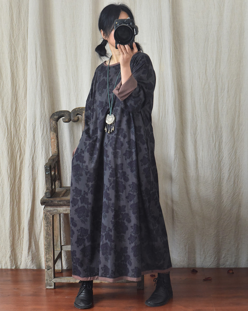 Vestido midi vintage Blossom