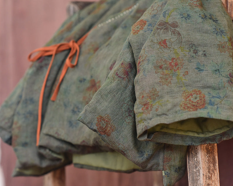 Chaqueta de contraste Vintage Bloom