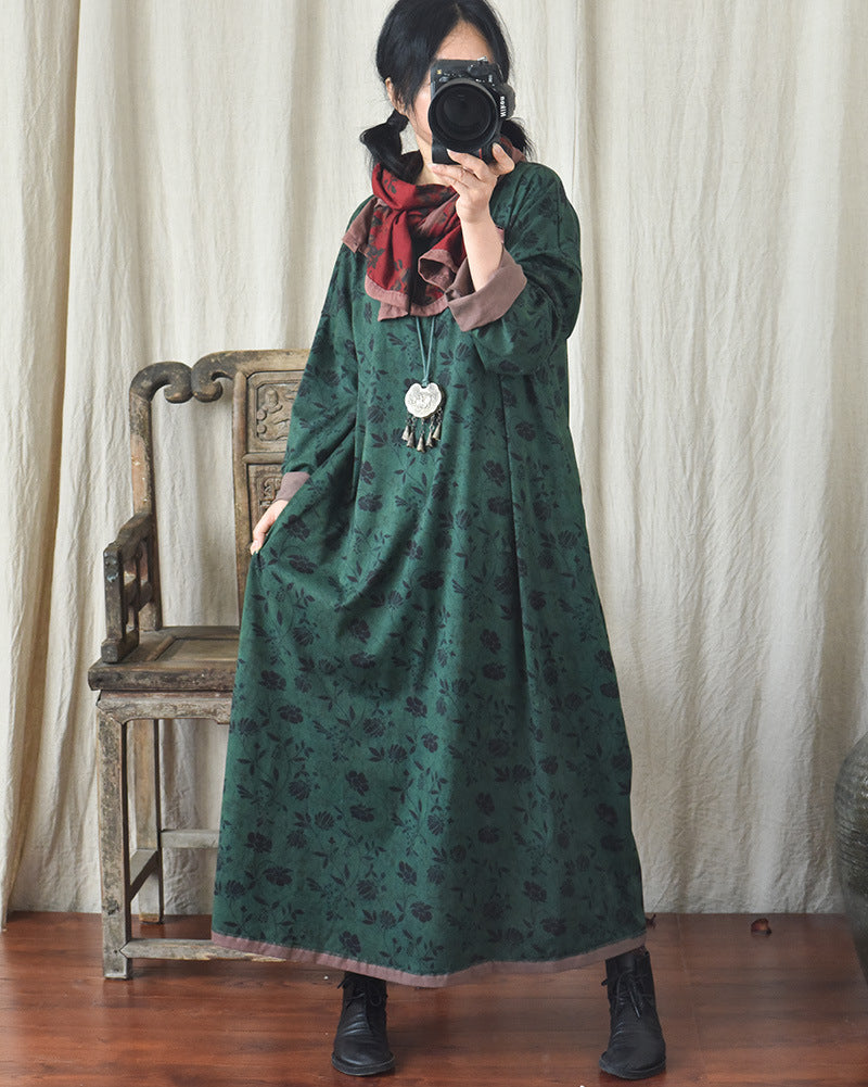 Vestido midi vintage Blossom