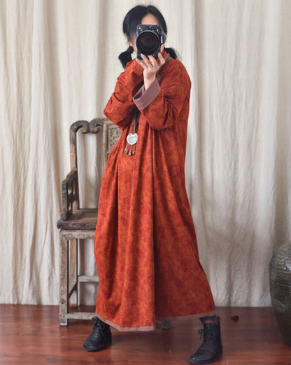 Vestido midi vintage Blossom