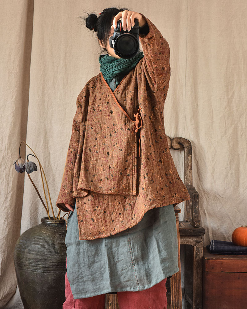 Blusa cruzada Vintage Blossom