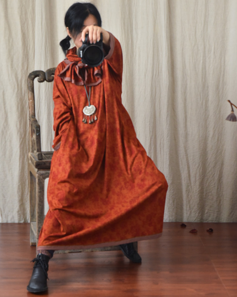 Vestido midi vintage Blossom