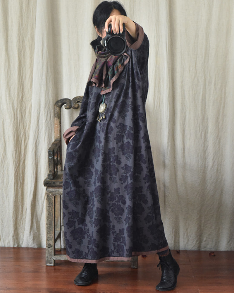 Vestido midi vintage Blossom