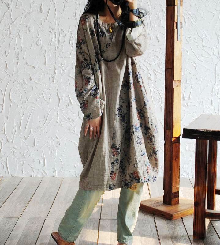 Vestido túnica Floral Breeze