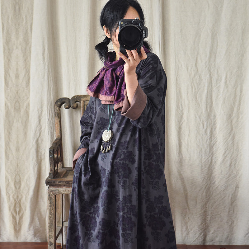 Vestido midi vintage Blossom