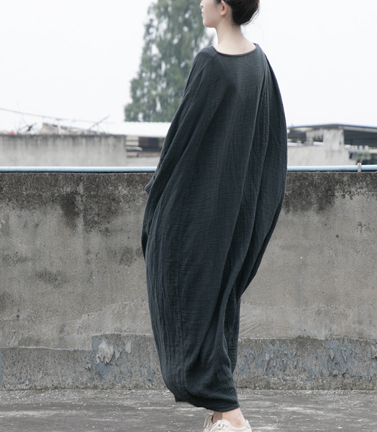 Vestido vintage de lino fresco