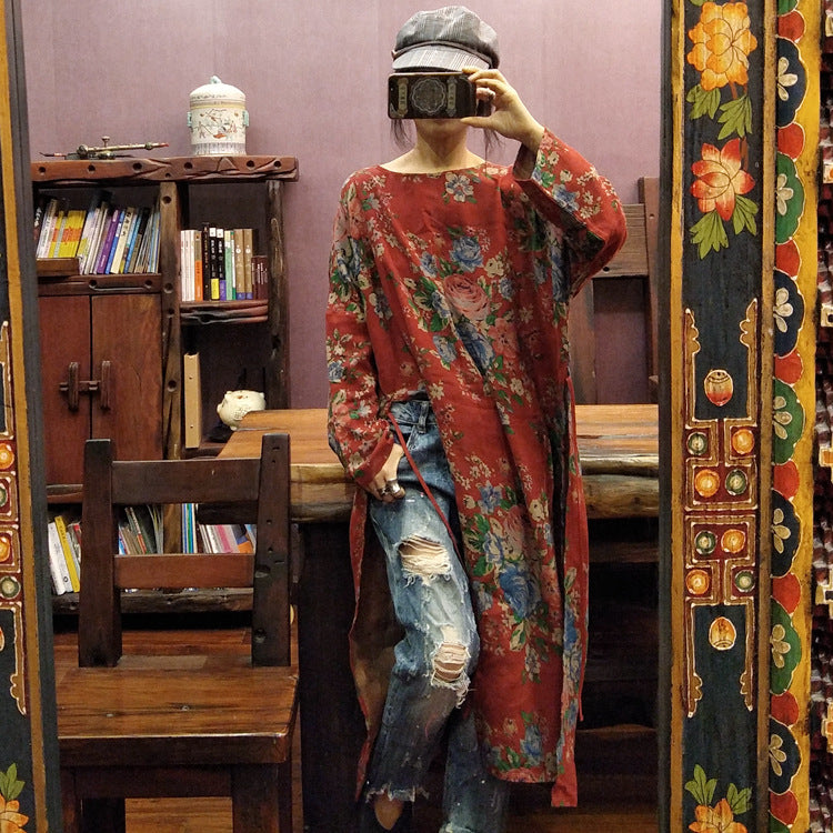 Vestido vintage con flores