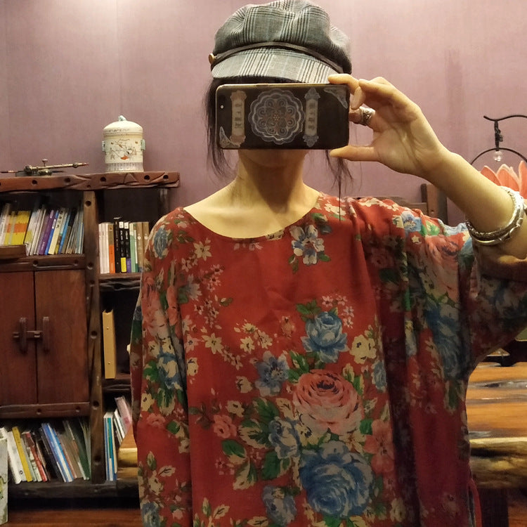 Vestido vintage con flores