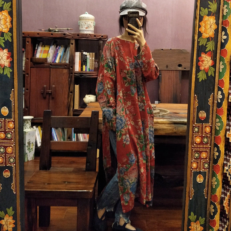 Vestido vintage con flores