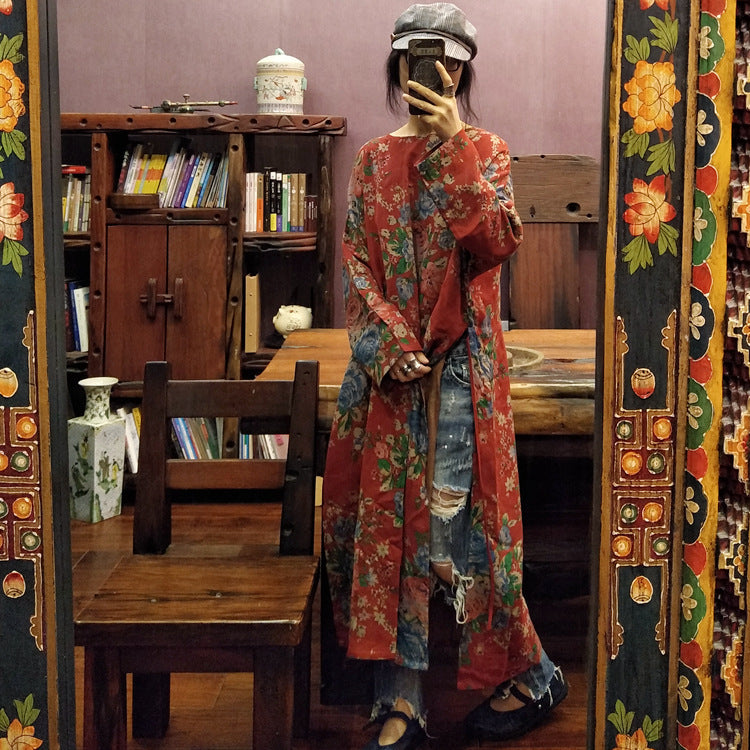 Vestido vintage con flores