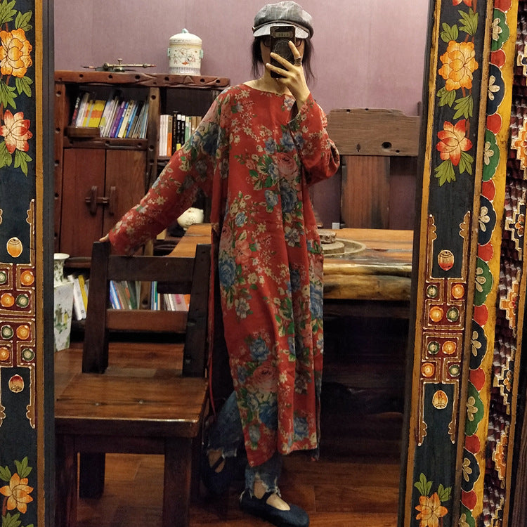 Vestido vintage con flores