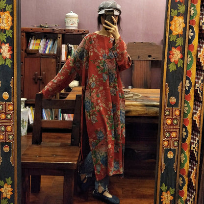 Vestido vintage con flores