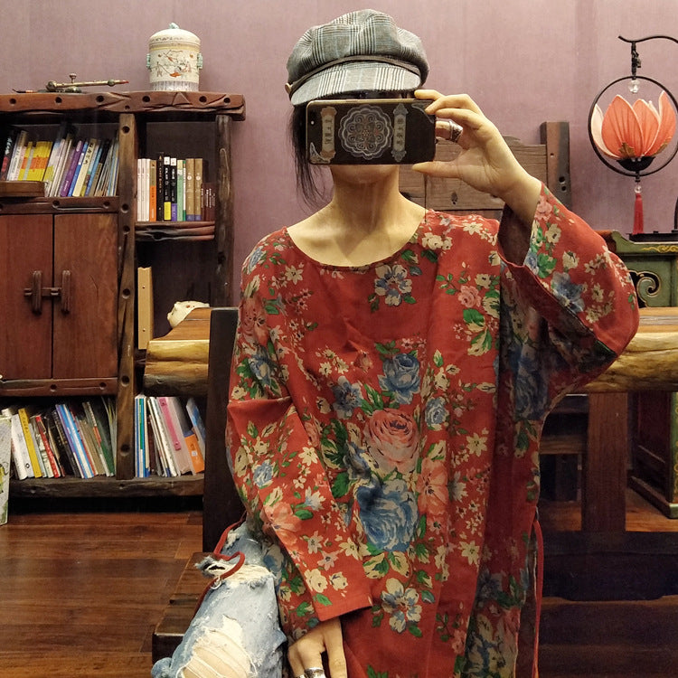 Vestido vintage con flores