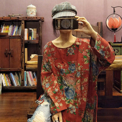 Vestido vintage con flores
