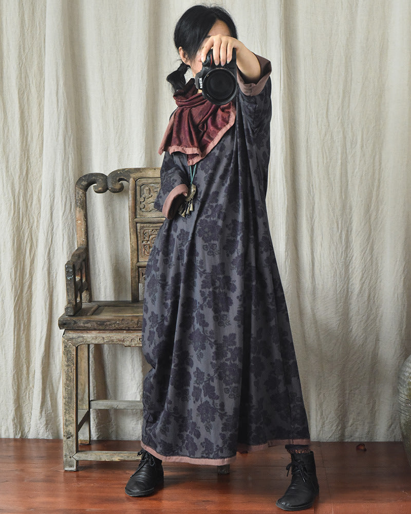 Vestido midi vintage Blossom