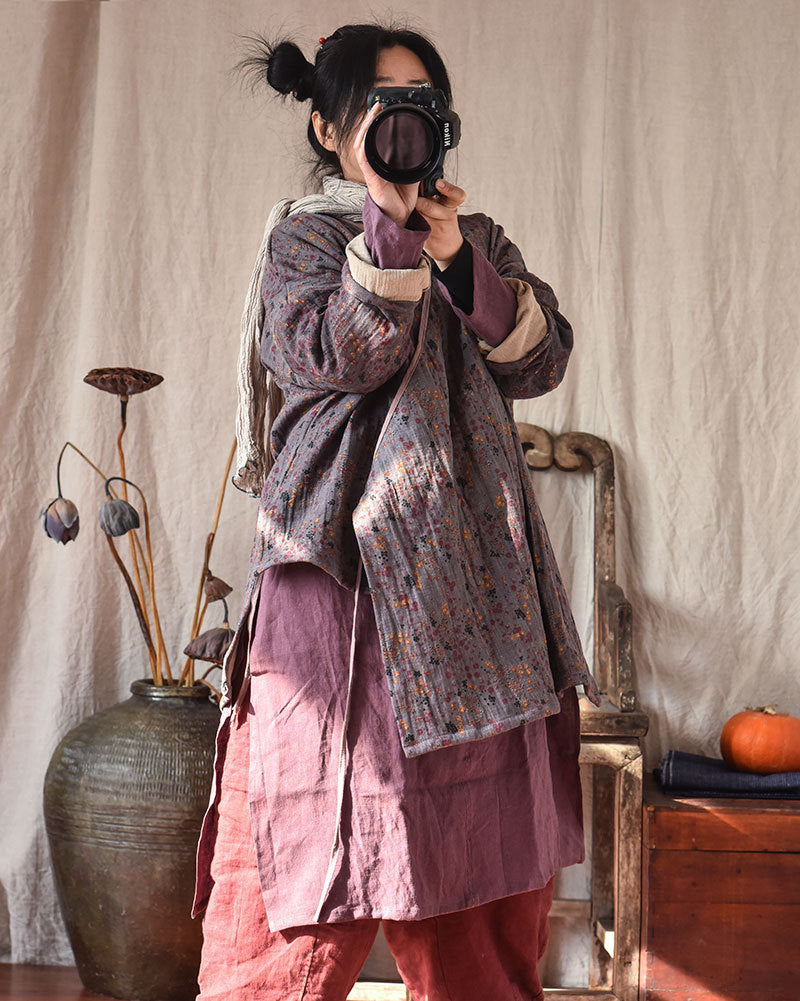 Blusa cruzada Vintage Blossom