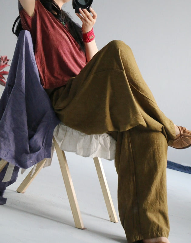 Pantalones confort vintage