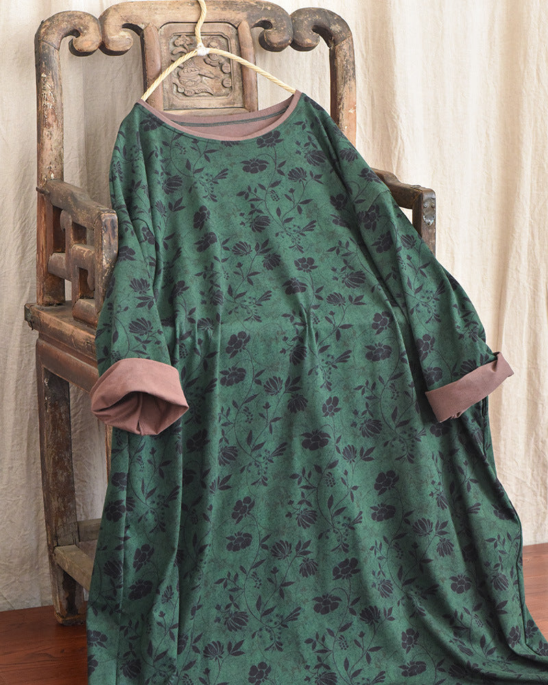 Vestido midi vintage Blossom