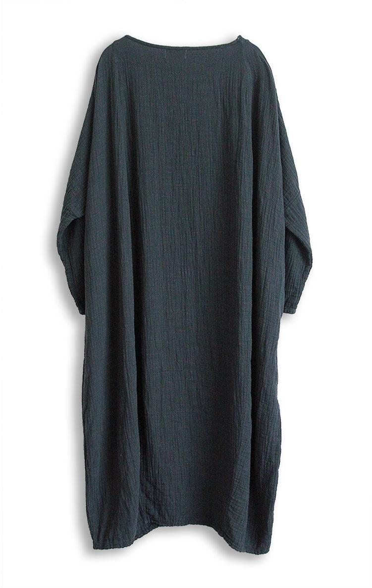 Vestido vintage de lino fresco