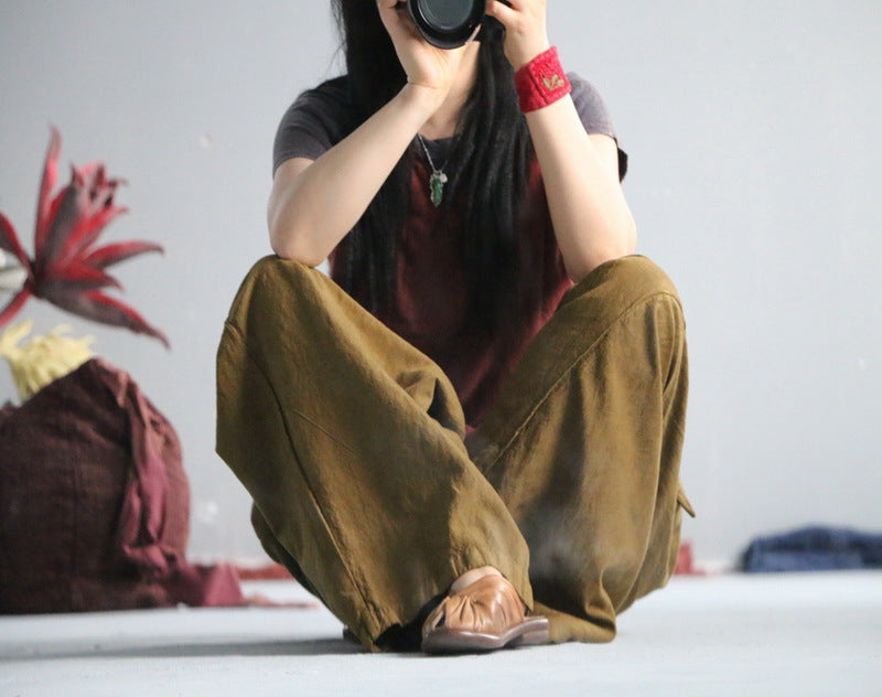 Pantalones confort vintage