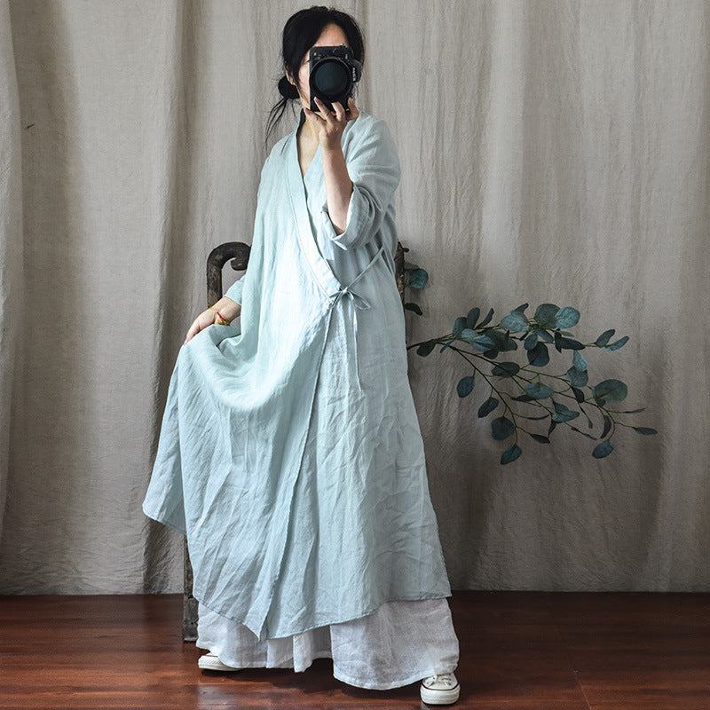 Kimono maxi estilo brisa bohemia