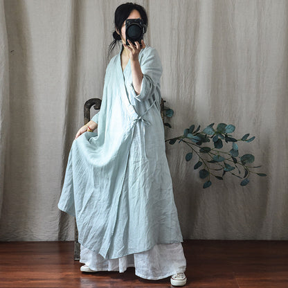 Kimono maxi estilo brisa bohemia