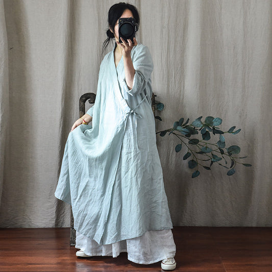 Kimono maxi estilo brisa bohemia