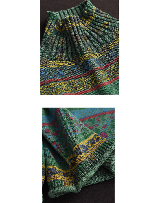 Tejido floral retro CozyBloom