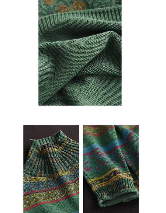 Tejido floral retro CozyBloom