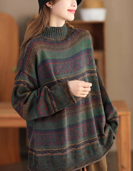 Tejido floral retro CozyBloom