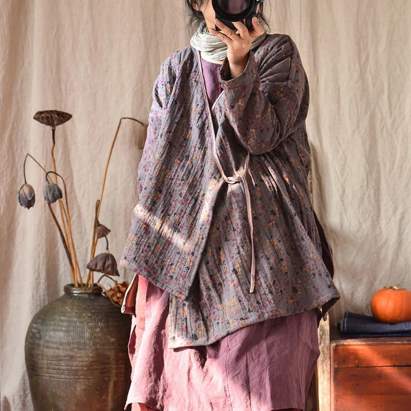 Blusa cruzada Vintage Blossom