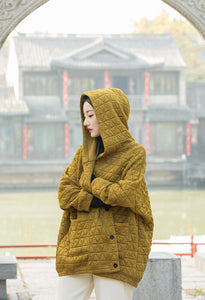 Chaqueta acolchada extragrande y acogedora