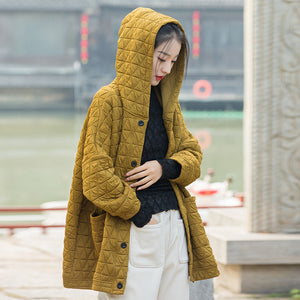 Chaqueta acolchada extragrande y acogedora