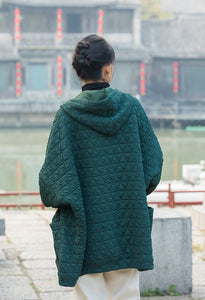 Chaqueta acolchada extragrande y acogedora