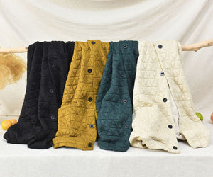 Chaqueta acolchada extragrande y acogedora