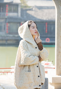 Chaqueta acolchada extragrande y acogedora